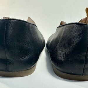 Black Leather Flats- MADEWELL